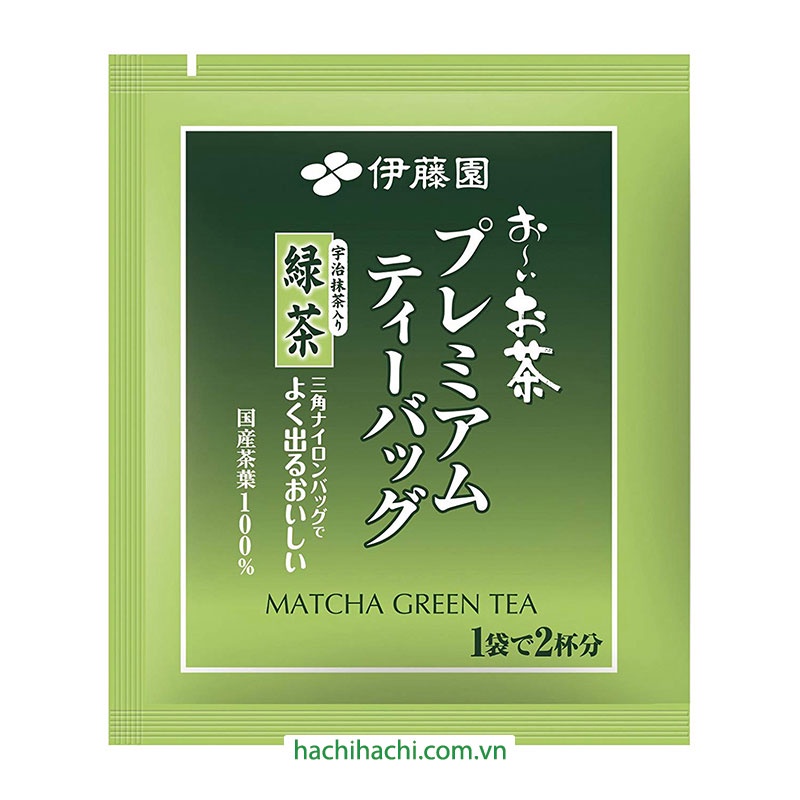 Trà xanh Matcha Uji túi lọc Itoen 20 gói (36g) - Hachi Hachi Japan Shop