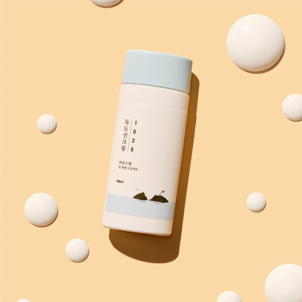 Kem chống nắng vật lý dạng sữa Round Lab 1025 Dokdo Sun Screen 100ml
