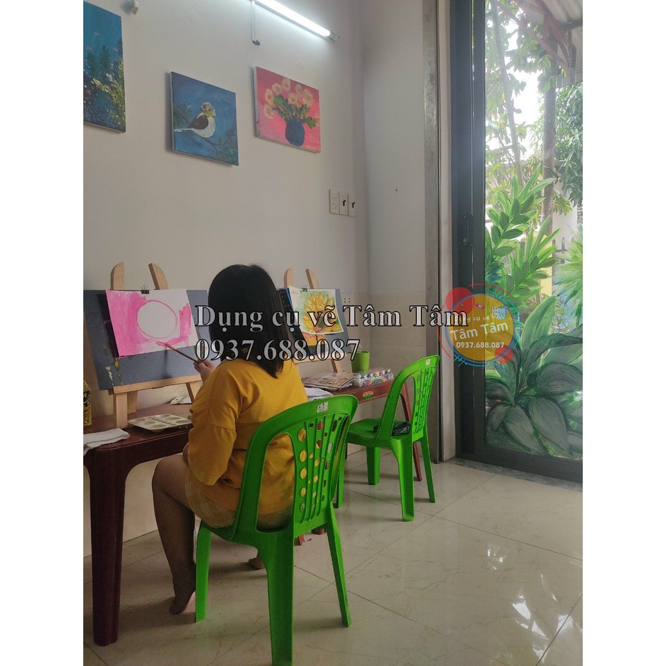 [ TÂM TÂM ] Giá vẽ để bàn 5 tấc , giá vẽ 50 cm , giá kê bảng vẽ