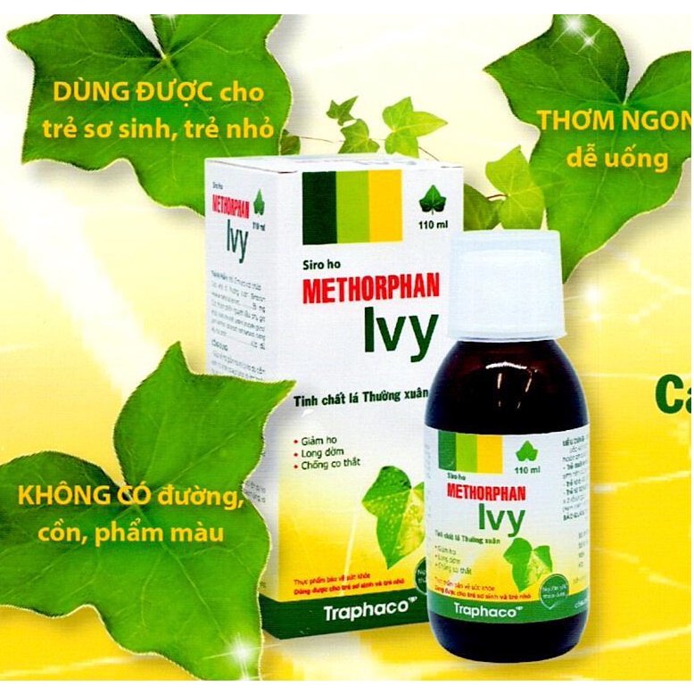 Siro ho METHORPHAN Traphaco chai 100ml