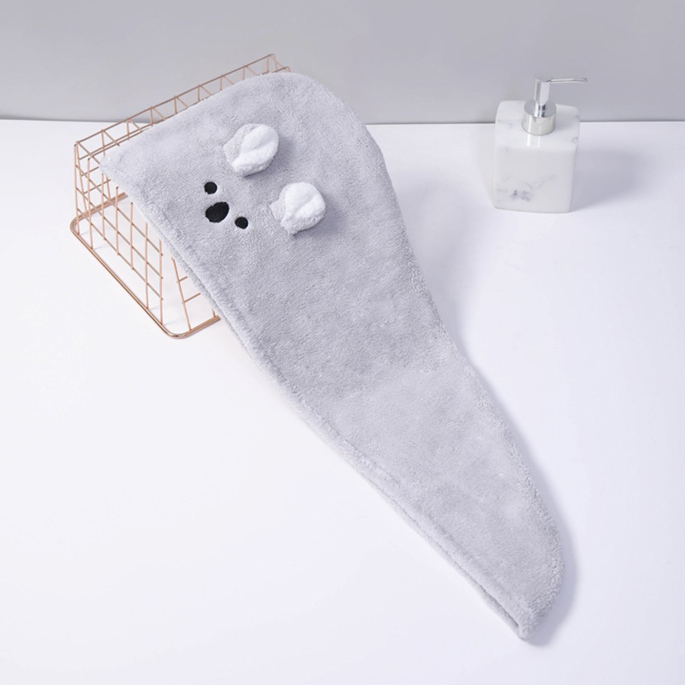 Mũ trùm làm khô tóc hình tai thỏ thiết kế dễ thương