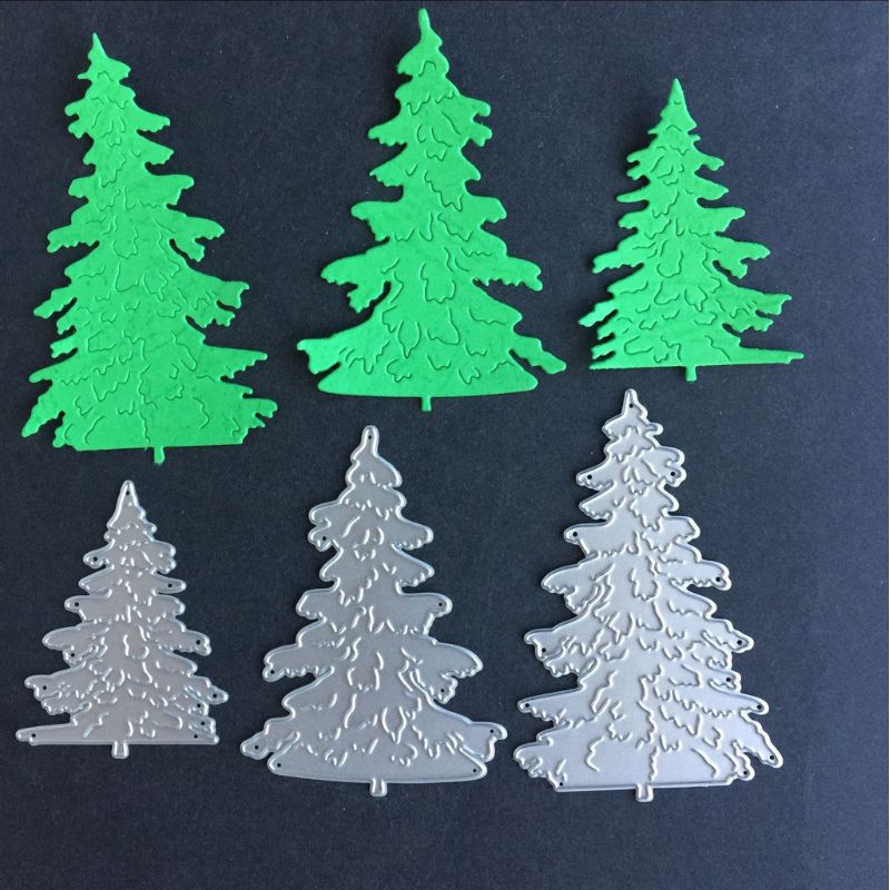 ❀COLO al Cutting Dies Stencil DIY Christmas Tree Snowflake Deer Album Stamp Paper Card