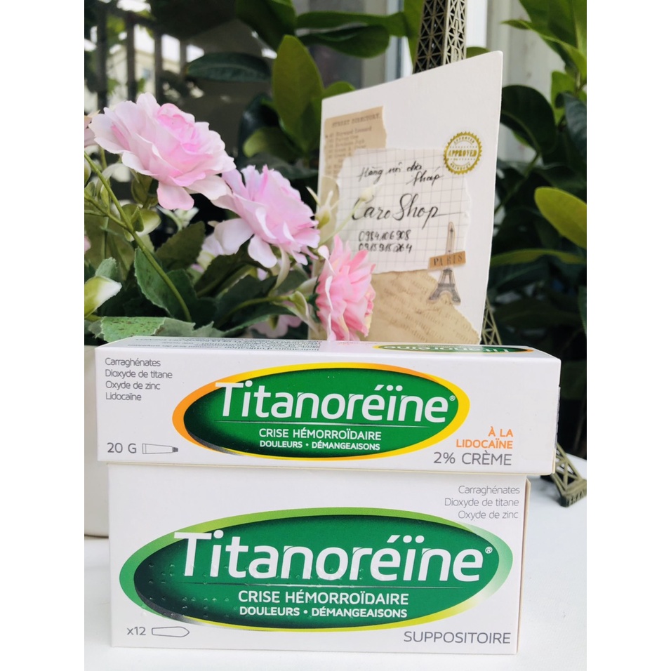 Titanoreine Pháp (Viên và kem 20g, 40g)