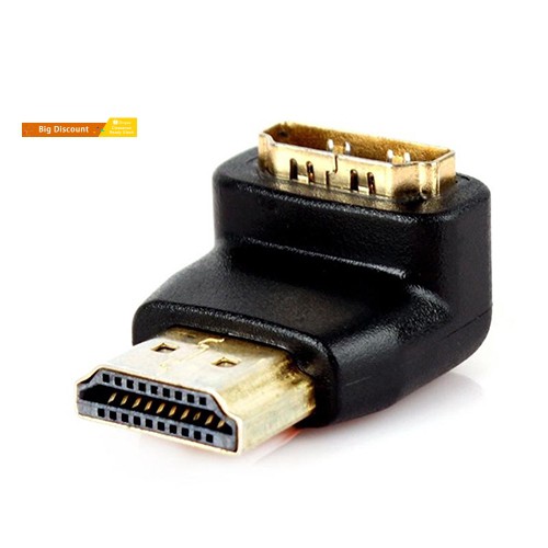 Đầu Chuyển Đổi Hdmi 90 Độ Cho 1080p Tv Hdtv