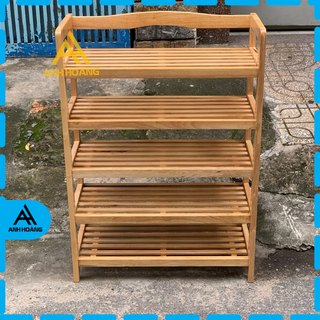 Kệ gỗ 5 tầng để giày - dép chắc chắn - mới