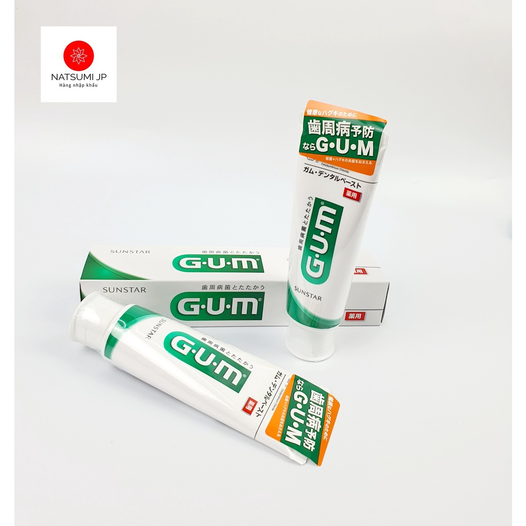Kem đánh răng Gum Sunstar Nhật Bản 120g/155g