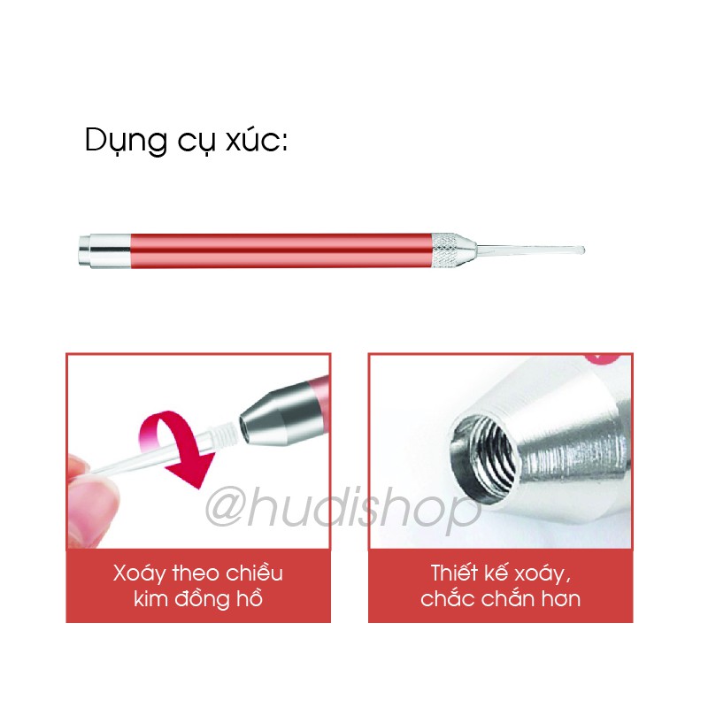 Dụng cụ lấy ráy tai có đèn thiết kế thông minh Đi kèm pin tiểu tuyệt đối an toàn cho mọi lưa tuổi Hudishop HD001