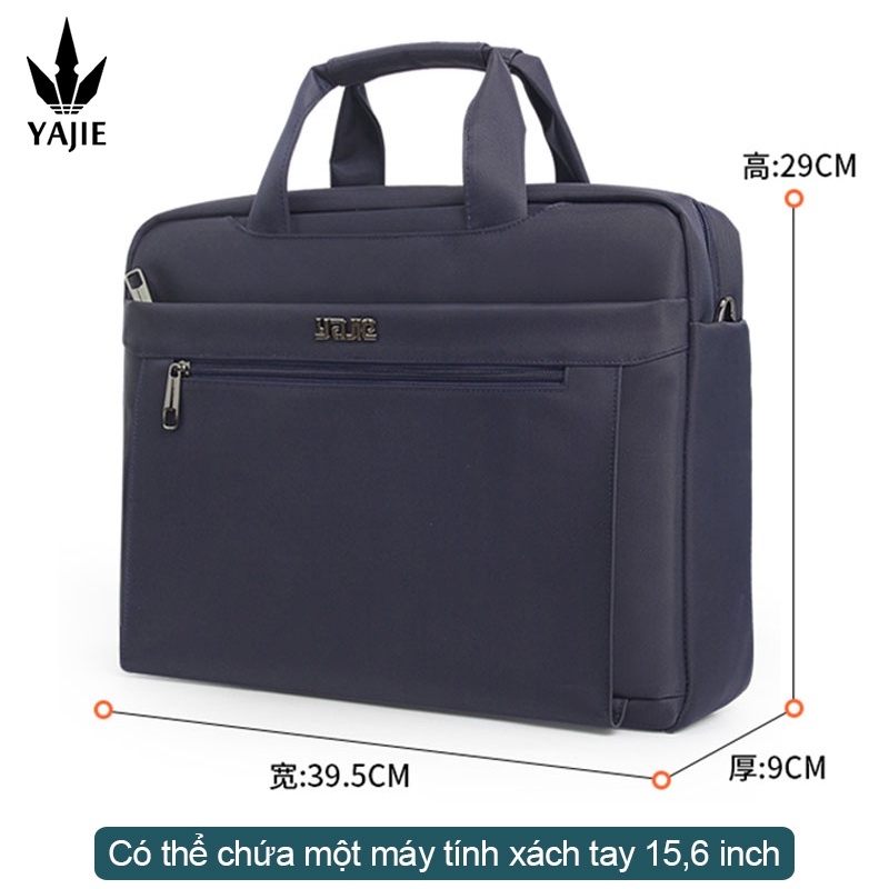 Túi xách nam công sở vải không thấm nước công suất lớn túi đựng máy tính xách tay 15,6 inch túi tài liệu túi làm việc túi kinh doanh túi chính thức túi văn phòng thông tin gói túi xách