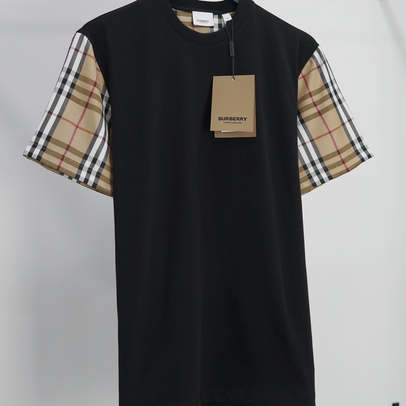 Áo thun Buberry cao cấp Áo thun nam Buberry kẻ 1:1