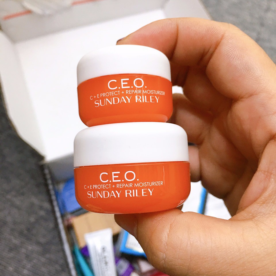 Kem dưỡng sáng da Sunday Riley C.E.O. Vitamin C Rich Hydration Cream mini