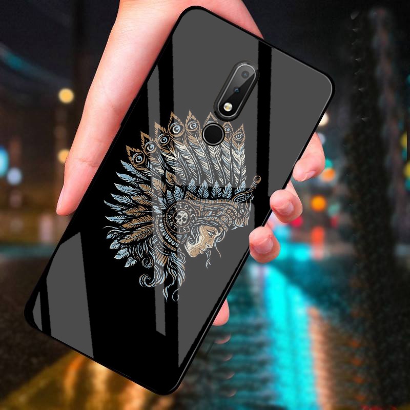 Ốp Lưng NOKIA 6.1 PLUS mặt kính cường lực cao cấp thiết kế riêng