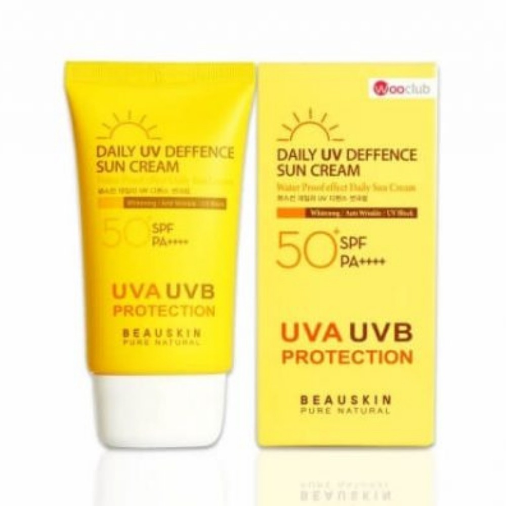 Kem chống nắng kiểm soát dầu chống thấm nước BEAUSKIN Daily UV Deffence Sun Cream 50ml