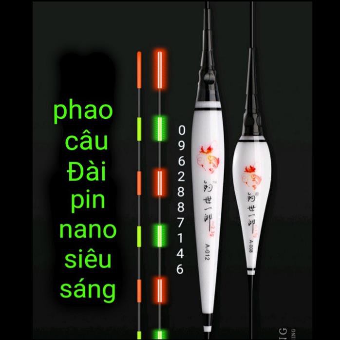 phao điện phao đài câu đêm cá chép tặng pin