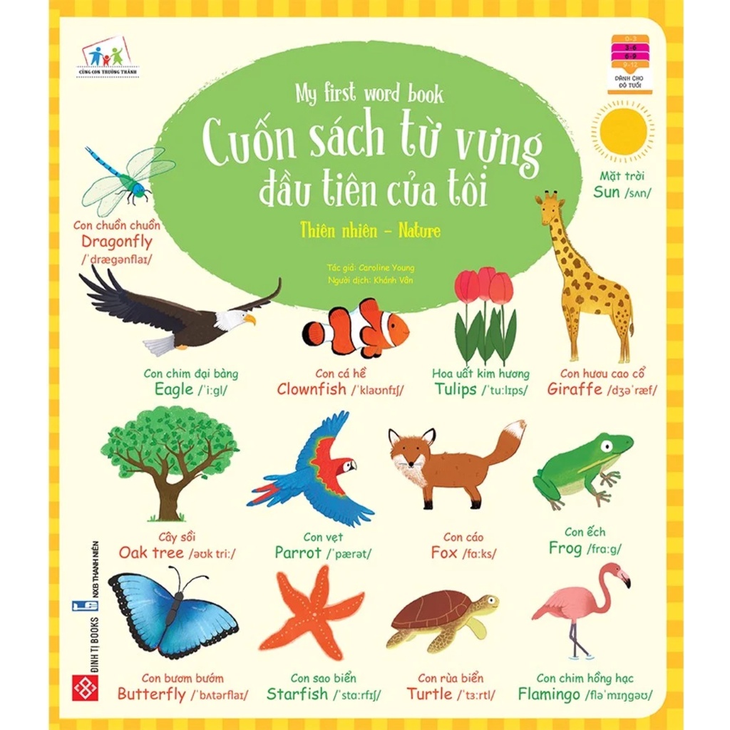 Sách - Cuốn Sách Từ Vựng Đầu Tiên Của Tôi - My First Word Book - Thiên Nhiên