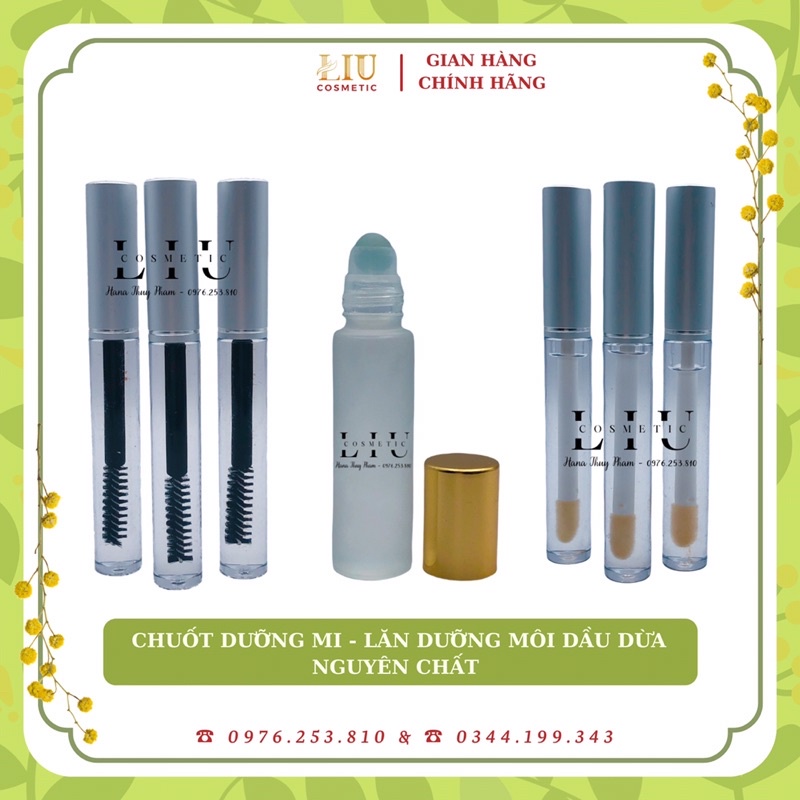 Chuốt mi / Mascara / Lăn dưỡng môi dầu dừa 10ml