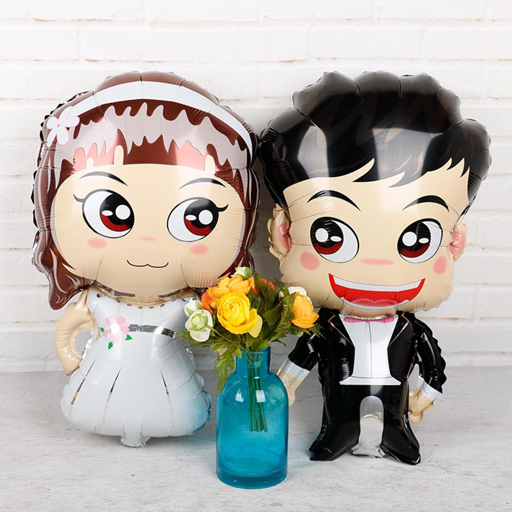AUGUSTINA Bong Bóng Lá Nhôm Trang Trí Tiệc Cưới