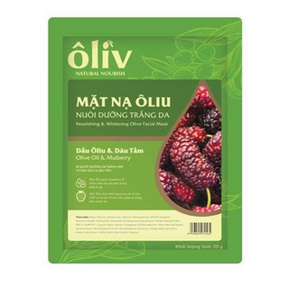 Mặt nạ Ôliv dưỡng trắng da Dầu Ôliu & dâu tằm 20g
