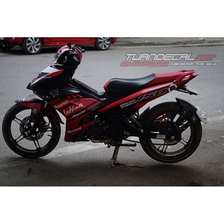 Tem Trùm Exciter 150 Arkapovic đỏ đen