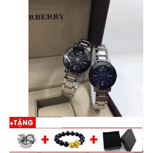 [Ảnh Thật] Đồng Hồ Nam Nữ Halei Chính Hãng Chống Nước Chống Xước ( Tặng 3) BH 12 Tháng- Watch888.vn