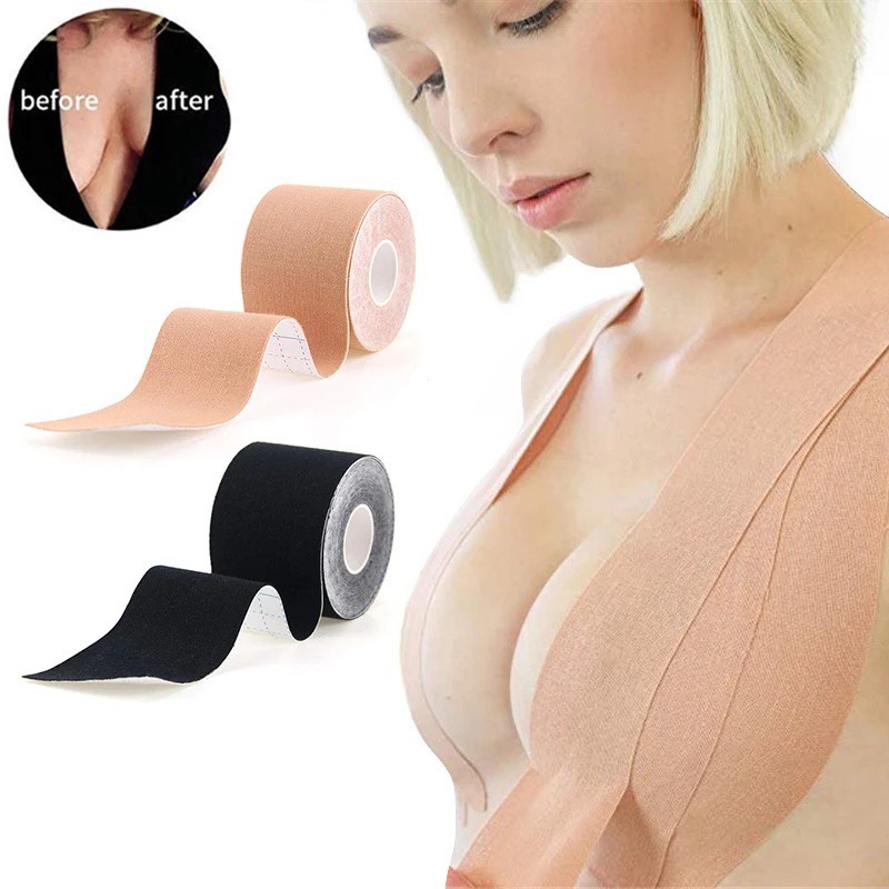 Băng dính dán nâng vòng 1 đầy đặn tạo nhiều kiểu tiện dụng cuộn dài 5m
