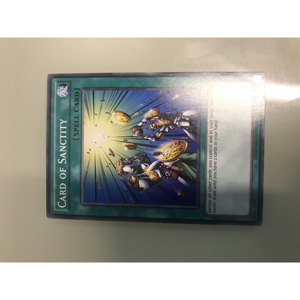 Thẻ bài yugioh chính hãng card of sanctity ygld