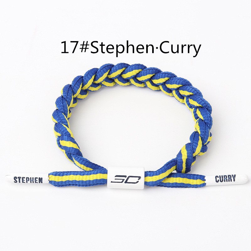 ngôi sao bóng rổ vòng tay bện dây thừng thời trang thể thao tay dây