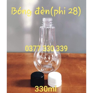 Combo 50 chai nhựa bóng đèn 330 ml , giá xưởng 80.000 đ