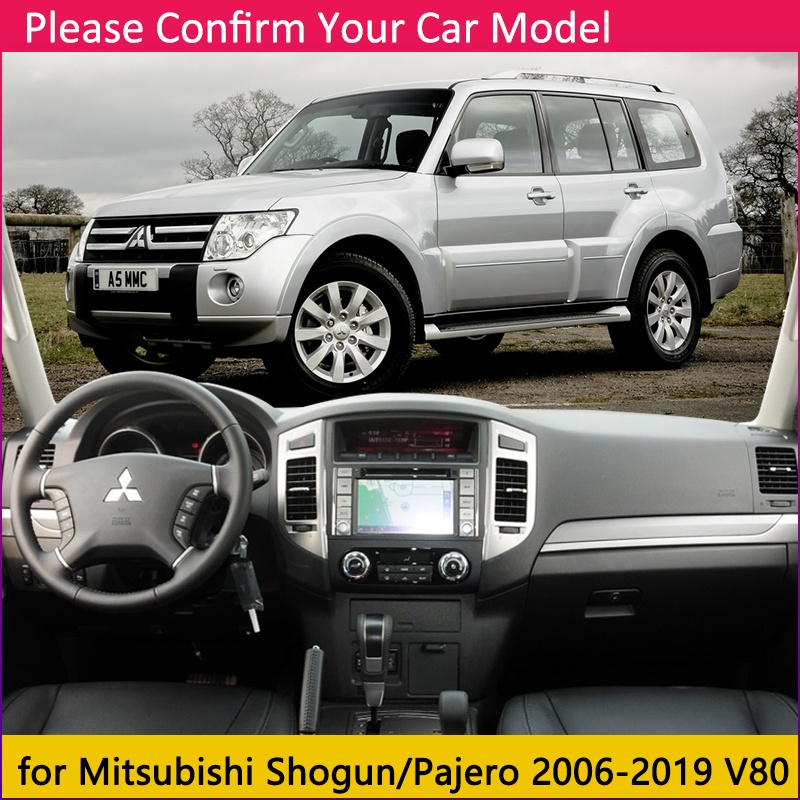 Thảm Lót Chống Trượt Cho Bảng Điều Khiển Xe Hơi Mitsubishi Pajero Shogun Montero 2006~2019 V80 V87 V93 V97