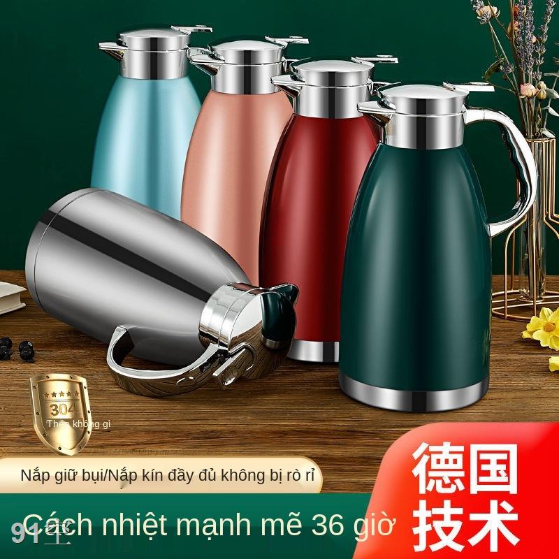 NBình bảo ôn inox 304 nhập khẩu Đức, giữ nhiệt gia đình, nước sôi dung tích lớn, nóng lạnh ký túc xá văn phòng