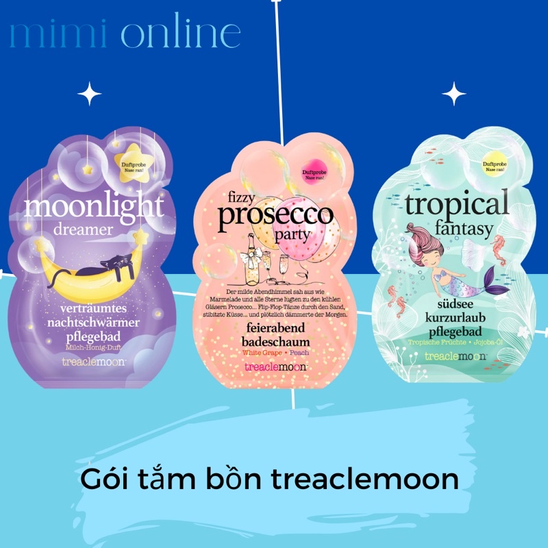 Gói tắm bồn tạo bọt Treaclemoon