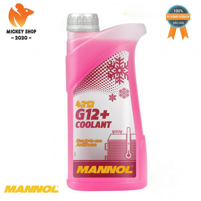 [Pro] Nước Giải Nhiệt MANNOL 4212 Coolant G12+ Chai 1Kg Hàng Đức Cao Cấp Chính Hãng – Mickey2020shop