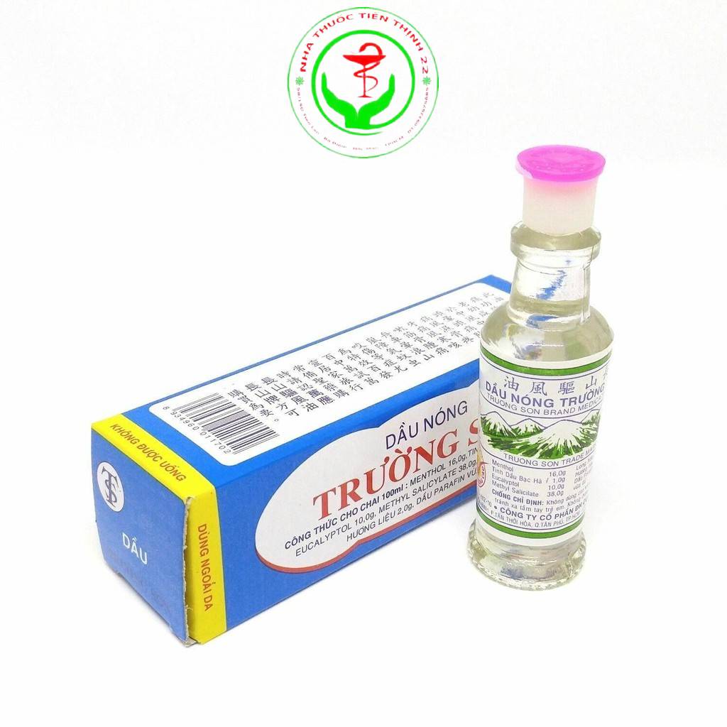 Dầu nóng xoa bóp Trường Sơn chai 10 Ml