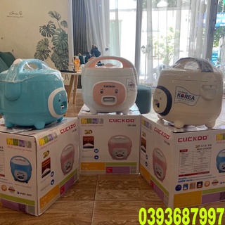 Nồi Cơm Điện mini CUCKOO CR387 -  Dung tích 1L kiểu dáng Con Lợn Siêu Đáng Yêu, BH 12 tháng