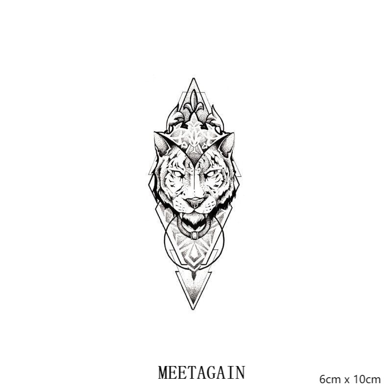 【MEET Magic Tattoo】Hình xăm dán tạm thời chống thấm nước 6cm x 10cm 15 ngày M-020