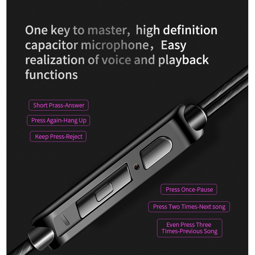 QKZ AK6 Tai nghe nhét tai QKZ AK6-X với âm siêu trầm có micro thoại cao cấp dành cho