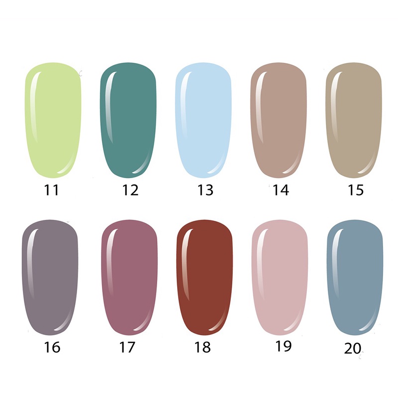 Sơn gel lẻ Habo chai màu xanh 100 màu , sơn móng nail chính hãng cao cấp - 15ml