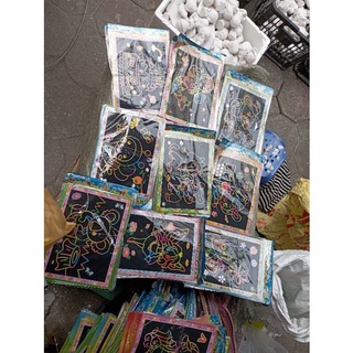 [freeship]Tranh cạo ma thuật