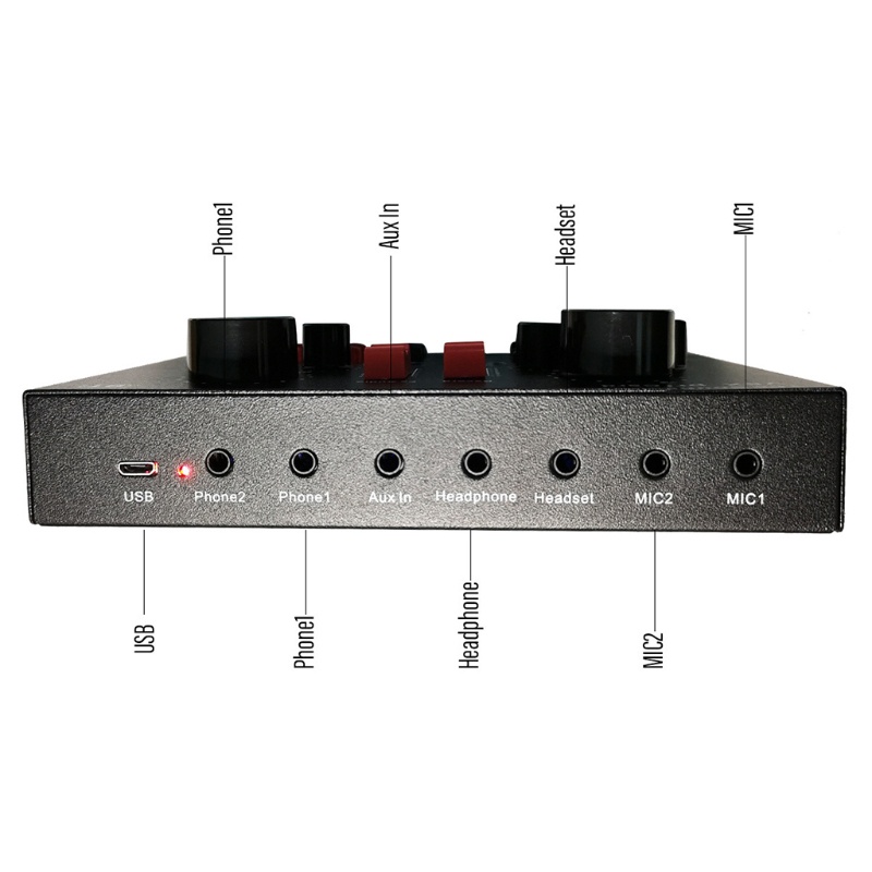 Thẻ Âm Thanh Đa Năng Giao Diện zzz V8X Pro