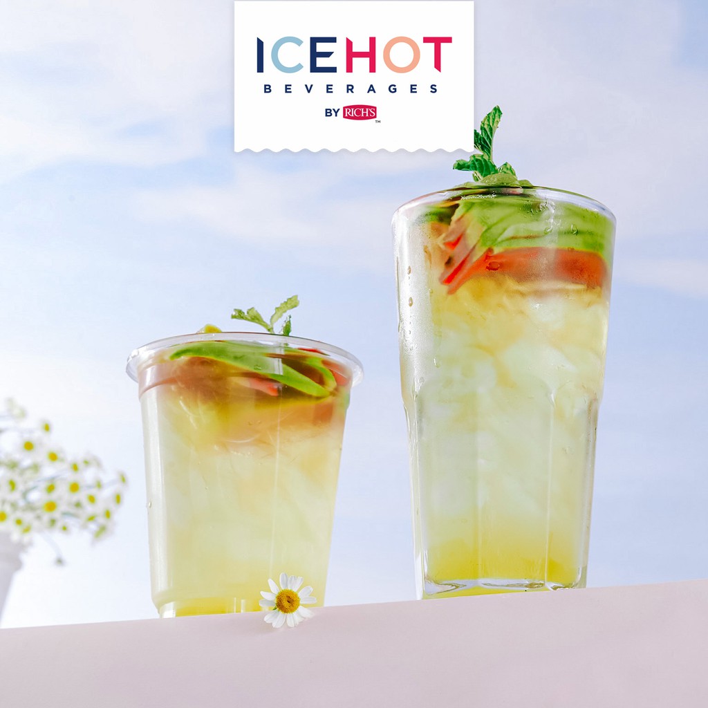 Siro Icehot Chanh vàng chai 1 Lit