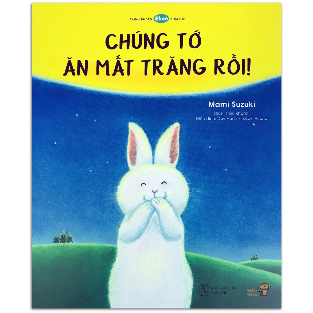 Sách - Tranh Truyện Ehon Nhật Bản - Bé tư duy với ehon 3 - 8 tuổi - Chúng Tớ Ăn Mất Trăng Rồi!