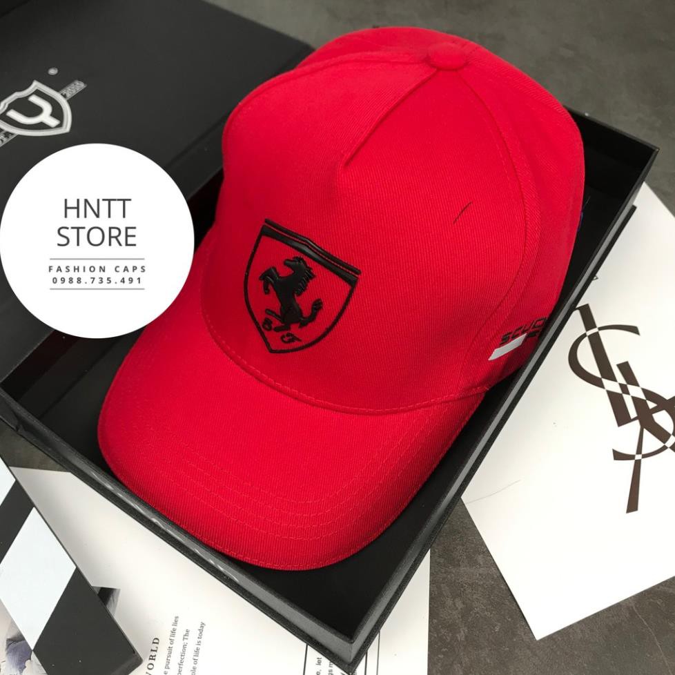 Mũ Lưỡi Trai - Nón Kết Ferrari Con NGỰA Form Cứng , Cao Cấp , Phong Cách Thời Trang Nam Nữ Đẹp *