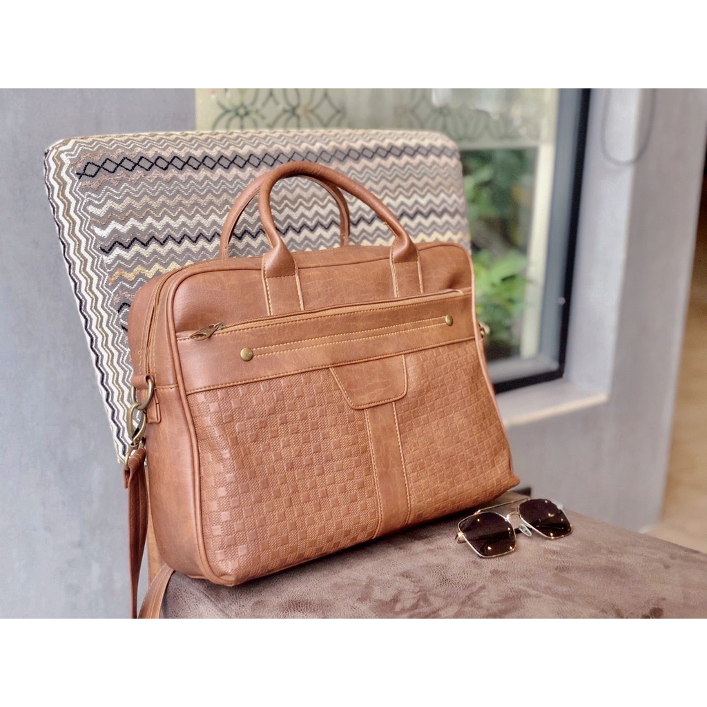 Cặp Xách Đa Năng CNT HQ18 Thời Trang Cao Cấp (38x28x10cm)
