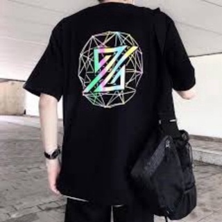 Áo thun nam, nữ phản quang in chữ The Z. Freesize