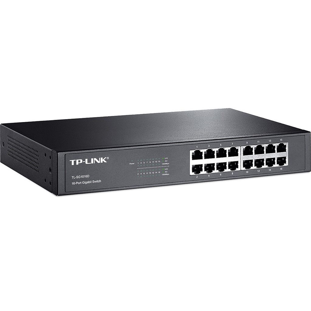 Switch TP-Link TL-SG1016D (16P 10/100/1000Mbps - Vỏ kim loại)