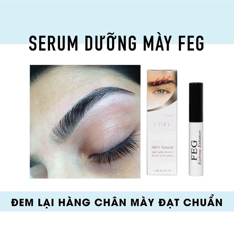 Serum Dưỡng mày dài rậm nhanh chóng - Giúp lông mày mọc đen dài sau thời gian ngắn