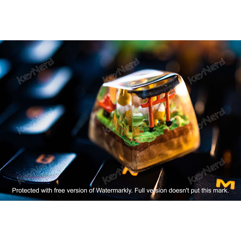 Keycap resin pokemon - nút bàn phím cơ - artisan