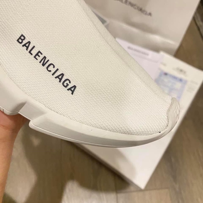 GIẦY BA.LEN.CIAGA TRẮNG CỔ CHUN 1:1 SC [ FREESHIP + BOX ]