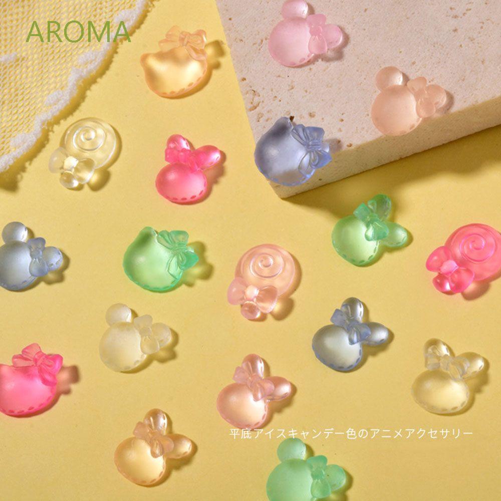 [Hàng mới về] Phụ kiện trang trí móng tay nghệ thuật kiểu dáng hoạt hình 3D đáng yêu DIY