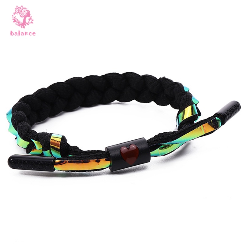 Vòng Tay Bện Dây Giày Màu Trắng Đen Hình Sư Tử Kiểu Cổ Điển Cá Tính Thời Trang Unisex | BigBuy360 - bigbuy360.vn