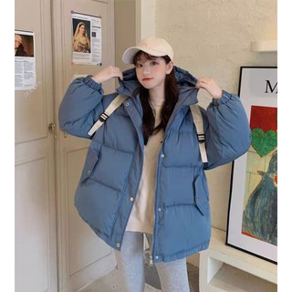 Áo khoác phao dáng rộng, áo phao đại hàn phong cách Ulzzang HÌNH THẬT Ở CUỐI
